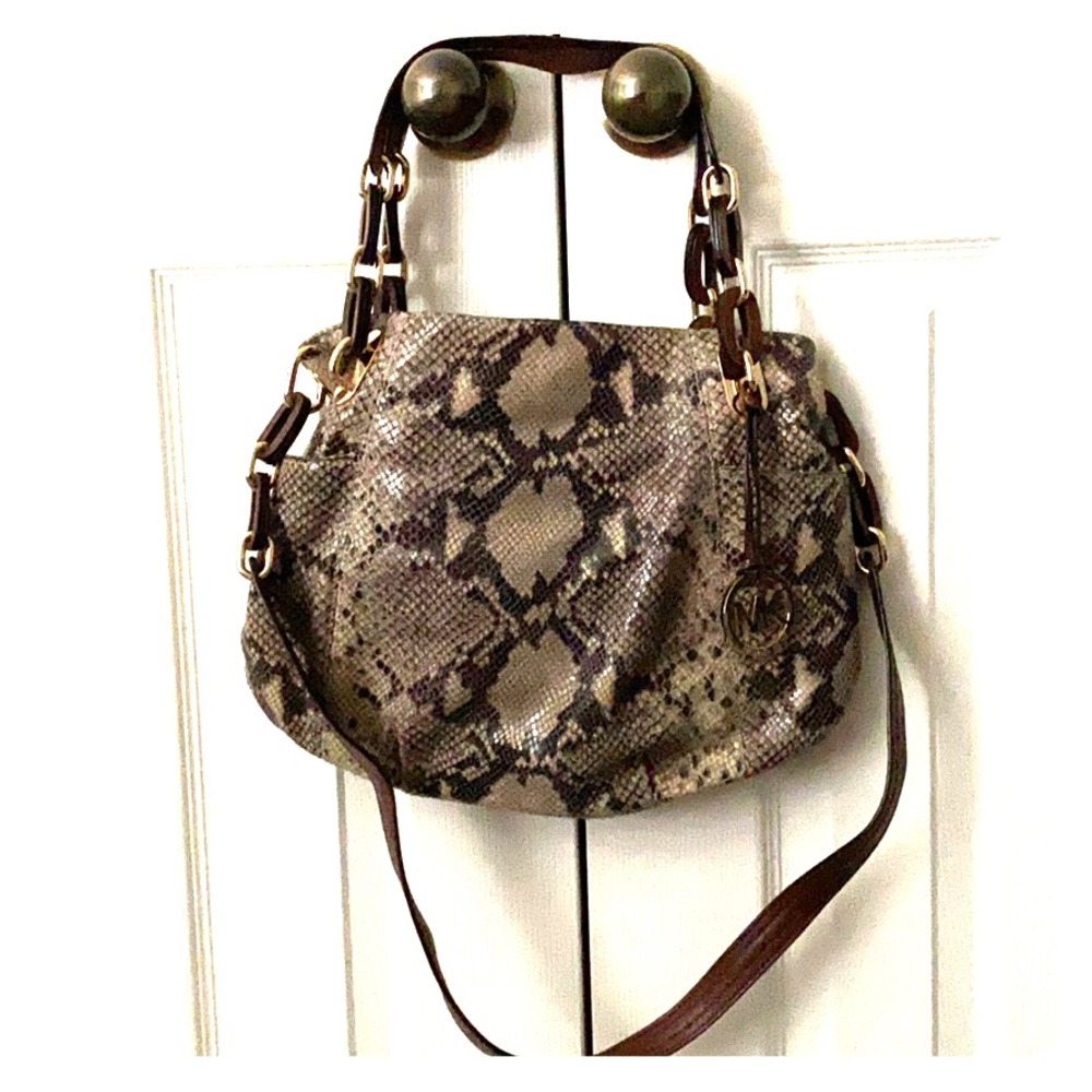 Michael Kors snakeskin purse